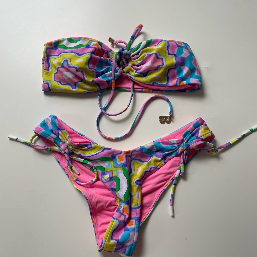 Blackbough Colorful Patterned Bikini Set